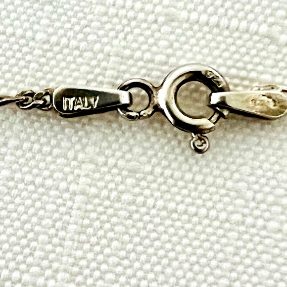 Necklace~Italian SterlingSilver~Amethyst~Pearl - Picture 6 of 8